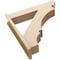 Ekena Millwork 7 1/2-in W x 36-in D x 36-in H Balboa Slat Rough Cedar Woodgrain TimberThane Outlooker, Primed Tan OUTUR075X36X36BOA24RCPR - alternate 5